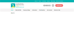 Desktop Screenshot of cmha.calgary.ab.ca